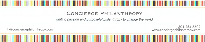 Concierge Philanthropy | Giving with Purpose